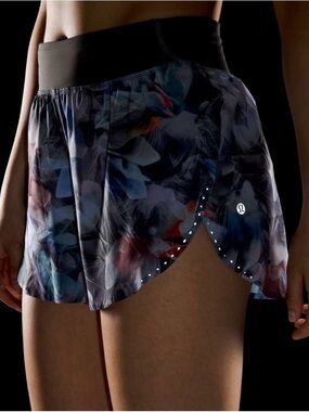Lululemon Fast And Free Reflective High Rise Shorts
